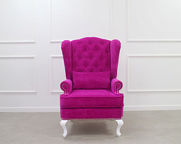 Изображение товара Каминное кресло Оксфорд розовое на сайте adeta.ru